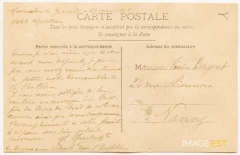 Correspondance de Marie Marvingt (1910)